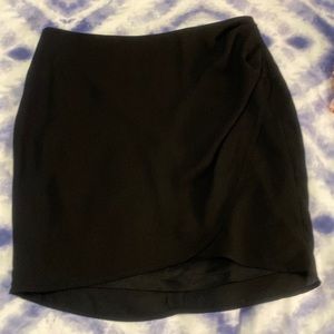 Express black mini skirt